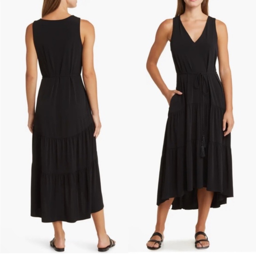 Tommy Bahama Carmela Tiered Midi Dress
